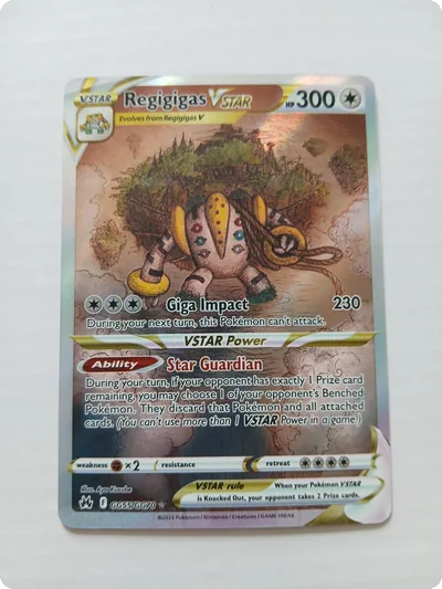 Regigigas VSTAR GG55/GG70 Holo Crown Zenith Galarian Gallery Pokemon NM